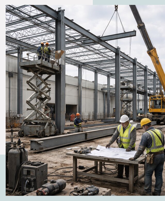 Реконструкция зданий из металлоконструкций в Спасске-Дальнем под ключ